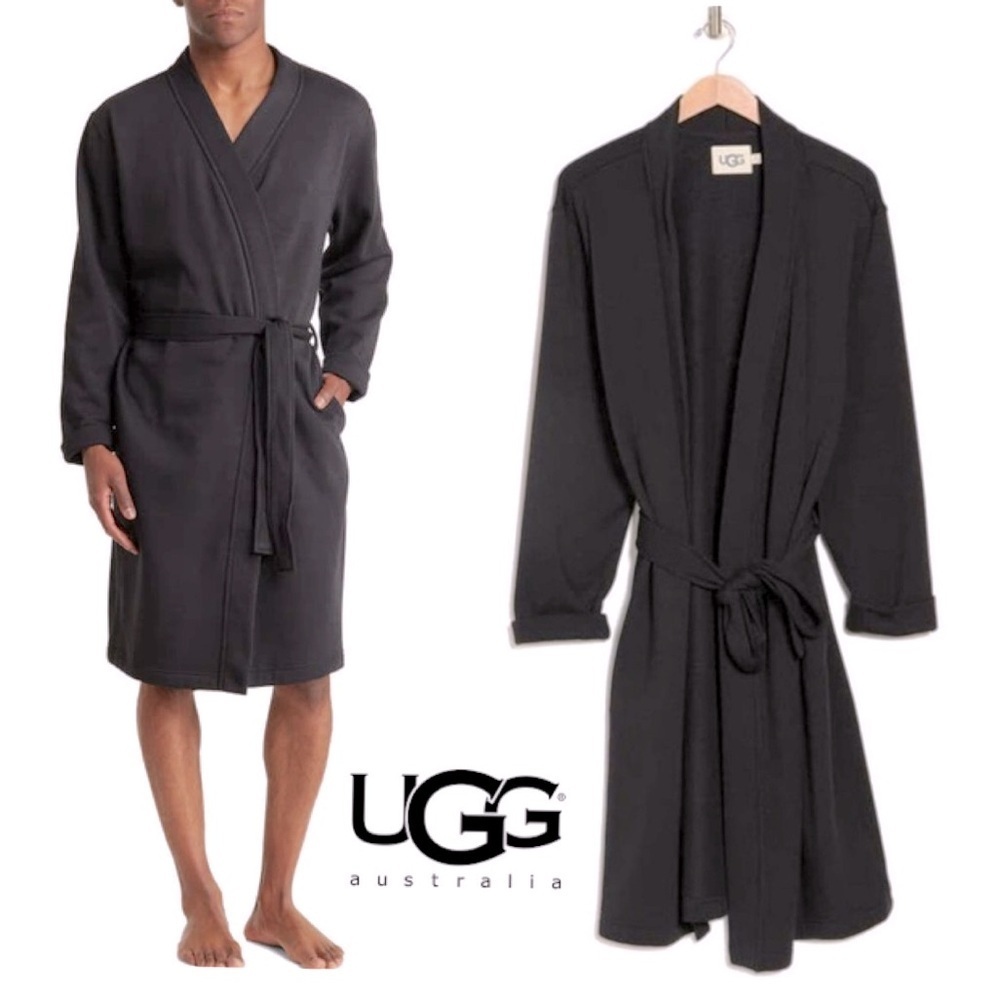 UGG Alven Men’s Robe in Black Sz. XL